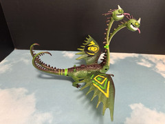 How To Train Your Dragon Barf and Belf Zippleback lot of 2 action figures