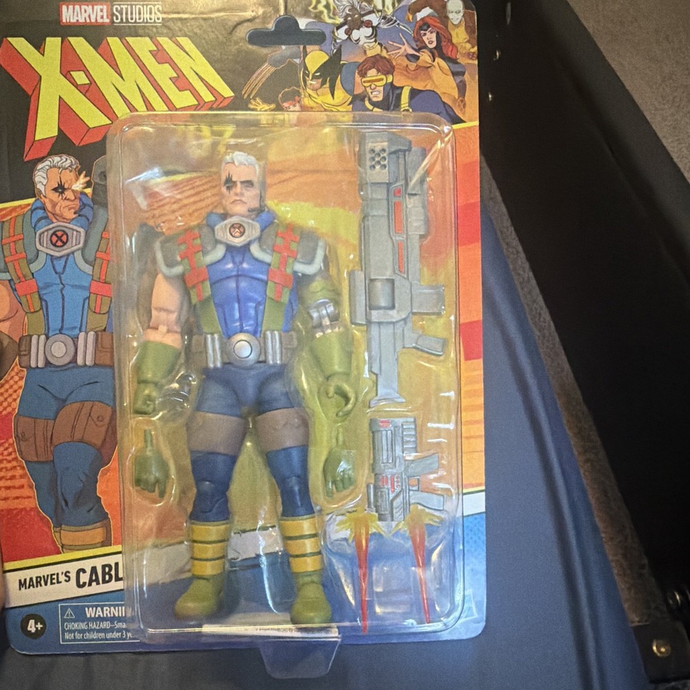 Marvel Legends Series X-Men Cable Action Figure w/ Gun, Multicolor, Age 4+