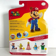 Super Mario Bros Raccoon Mario with Leaf 4″ Collectible Action Figure Toy Gift