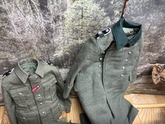 DID/UJINDOU GERMAN WW2 1/6 LAH DIVISION PPSH 41 SUB MACHINE GUNNNER UNIFORM SET