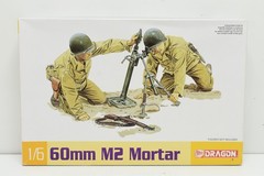 WWII USA Military 60MM M2 Mortar Set Dragon Model Kit 1/6 Scale Built Complete