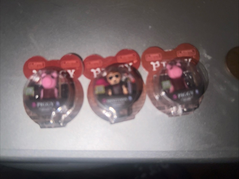 ZURU 5 Mini Figures PIGGY Lot Of 3~ w/Piggy & Minitoon ~ Action Figures