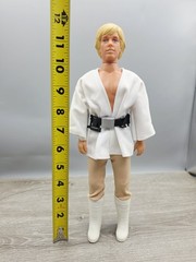 VINTAGE STAR WARS 1978 LUKE SKYWALKER LARGE FIGURE 12” Nice Condition Belt Boots