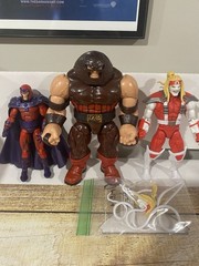 Marvel X-Men Legends Series Villains Lot Magento, Juggernaut And Omega Red