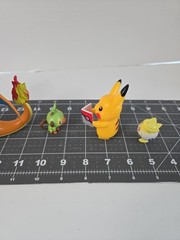 Lot of 4 Pokémon Figures Charizard Grookey Pikachu w/ Rotom Pokédex Togepi…