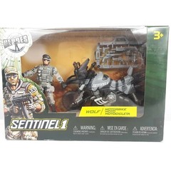 True Heroes Sentinel 1 Wolf Motorbike Action Figure Toy Set Toys R Us Exclusive