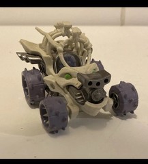 Dinosaur Skeleton Monster Truck Action Figure Gray Purple Green Black Plastic