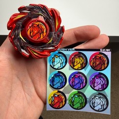 Beyblade X: CUSTOM CX Recolor Set Stickers