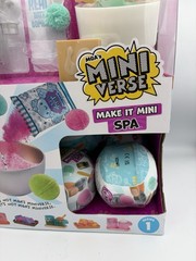 MGA’s MINIVERSE MAKE IT MINI SPA. SERIES 1 SEALED! LOT OF 10! WITH DISPLAY!