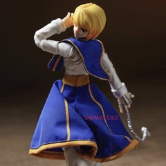 1/12 Custom Wired Blue Top+Skirt For 6” SHF Kurapika Action Figure（No Figure）