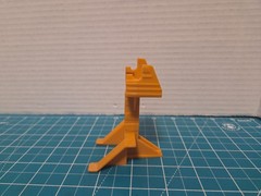 HE MAN Masters of the Universe Castle Grayskull GUN Closed Mount Original Part