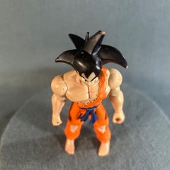 Dragon Ball Z Battle Damaged Barefoot Goku Action Figure 2003 Jakks Pacific DBZ