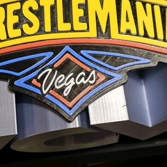WWE Mattel WrestleMania 41 2025 Logo Accessory