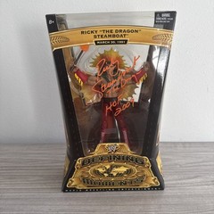 WWE Mattel Defining Moments Ricky The Dragon Steamboat Autographed Signed Figure