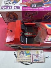 Kenner 1974 The Bionic Woman Jaime Sommers Sports Car With Box