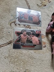 UFC Ultimate Collector Frankie Edgar Action Figure W/ 3 Panini Prizm Cards Mint