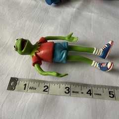 Vtg Lot Of 3 Jim Henson’s MUPPETS Kermit the Frog 5” Bendable Figure Just Toys