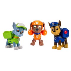 Paw Patrol Action Pack Pups 3-Pack Figures Chase Rocky Zuma Transforming Packs