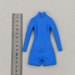 1/6 Blue Bodysuit Jumpsuit Outfit For 12″ PHICEN Hot Toy TBLeague Female Figure