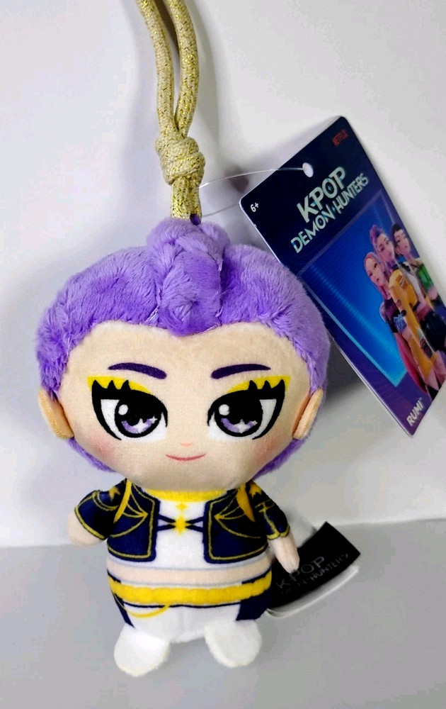 KPop Demon Hunters Rumi 4-Inch Clip on Plush