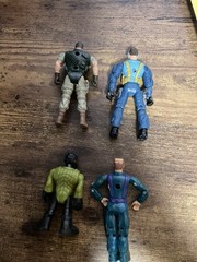 Lot of (4) Army Guys Mixed Years Action Figures
