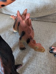 Lot Of 7 Soft Rubber Dinosaurs From Toys R Us Variety Of Species