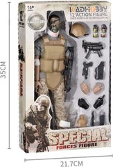 1/6 Special Force Wounded Soldier Action Figure Army Action Figures Playset Toys