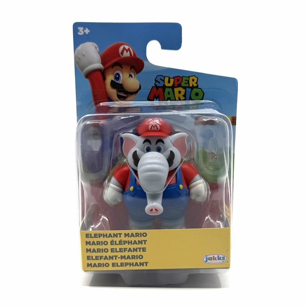 Jakks Pacific Nintendo Super Mario Bros. Elephant Mario 2.5” Action Figure