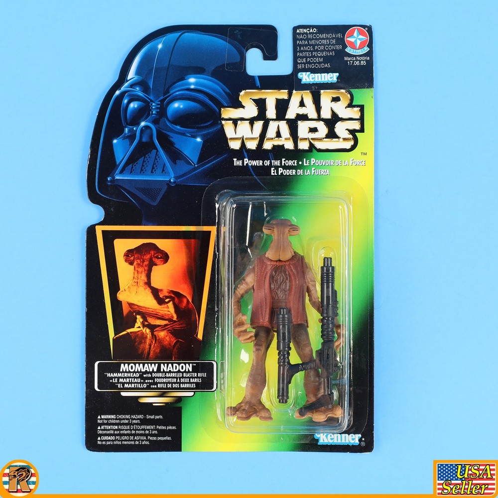 Star Wars – Momaw Nadon (Rare Brazil Estrela Sticker) – POTF Green – [F-PTFG-41]