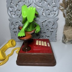 Vintage Kermit the Frog 1983 Telephone Rare Jim Henson Landline UNTESTED