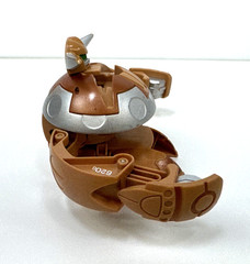 Bakugan Primo Vulcan Tan Subterra Large Deka Display Figure 620g (Read)