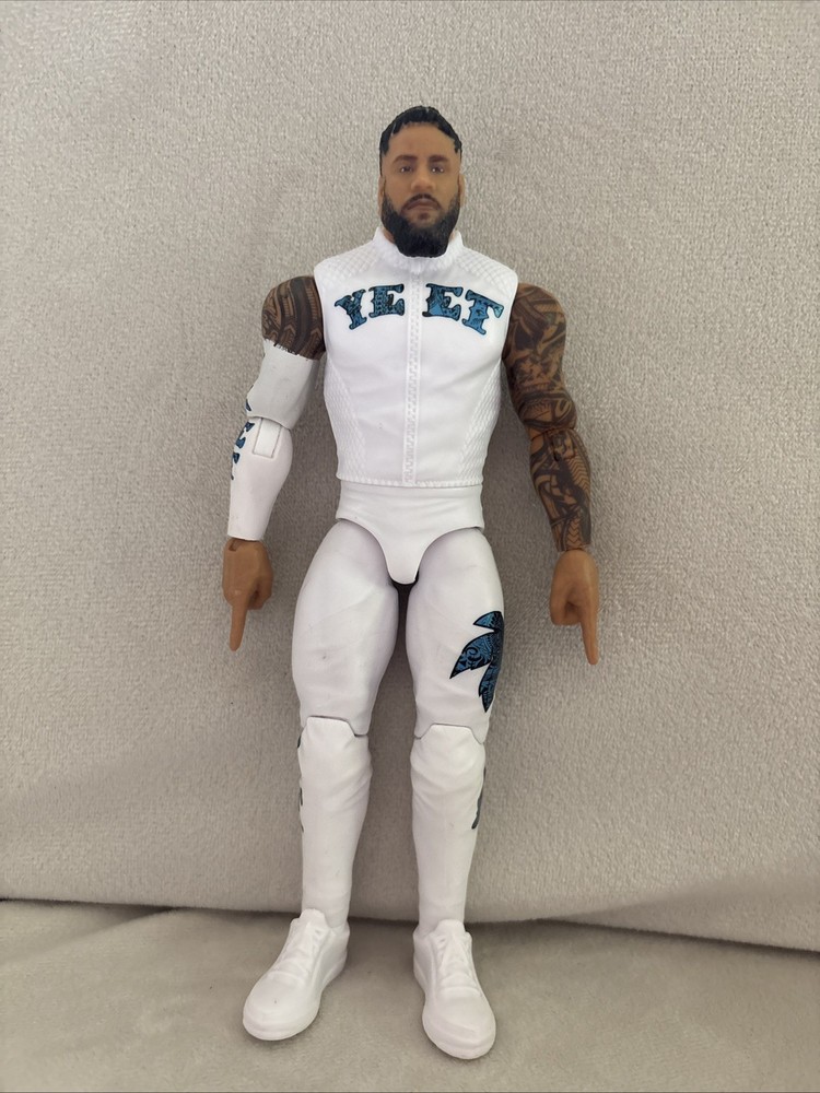 WWE Main Event 161 WrestleMania 41 42 Jey Uso Basic Wrestling Figure White Yeet!