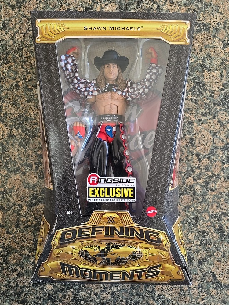 WWE Ringside Exclusive Defining Moments Series 1 Shawn Michaels Brand New Sealed