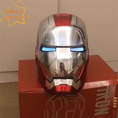 Cosplay AUTOKING Iron Man MK5 1:1 Wearable Voice-control Mask Helmet Halloween