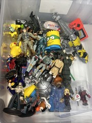 Mixed Lot of Toys, cars and Action Figures 3 Lbs. 40 toys no doubles