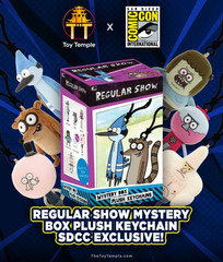 1x Regular Show Blind Box 6″ Keychain Plush Toy Temple SDCC Comic Con Exclusive