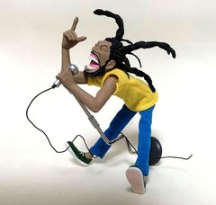 H.R. BAD BRAINS STATUETTE ABS/PVC FIGURE FIGURE PRESSPOP SOF’BOY TOMOHIRO YASUI