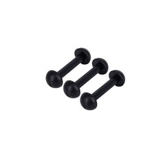 20Pcs For Motu Leg Band Replacement Connectors For Vintage Figures Black Rubber