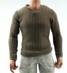 C001-1 1/6 Scale Soldier Elbow Patch Sweater Model for 12″ Figure Doll Toys