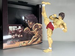 Hanma Baki Action Figure Baki Model Statue Anime Grappler Toy Collect Gift 17cm