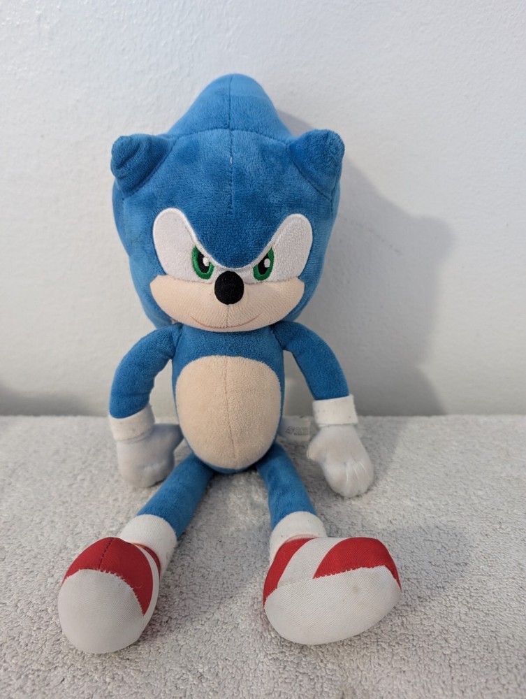Sonic The Hedgehog Movie 2 Plush 16″ Toy Factory Stuffed Animal Doll 2022 SEGA