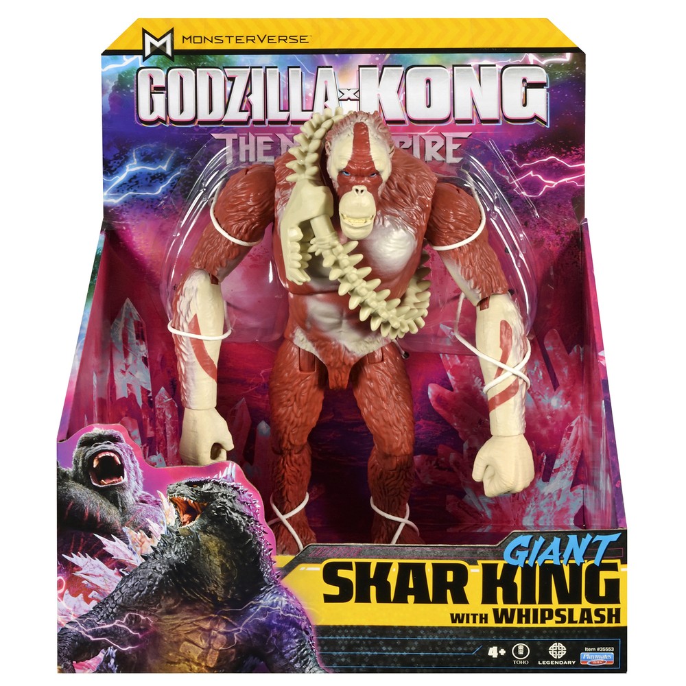 Godzilla x Kong – The New Empire: 11″ Giant Skar King Figure, Playmates Toys 🆕