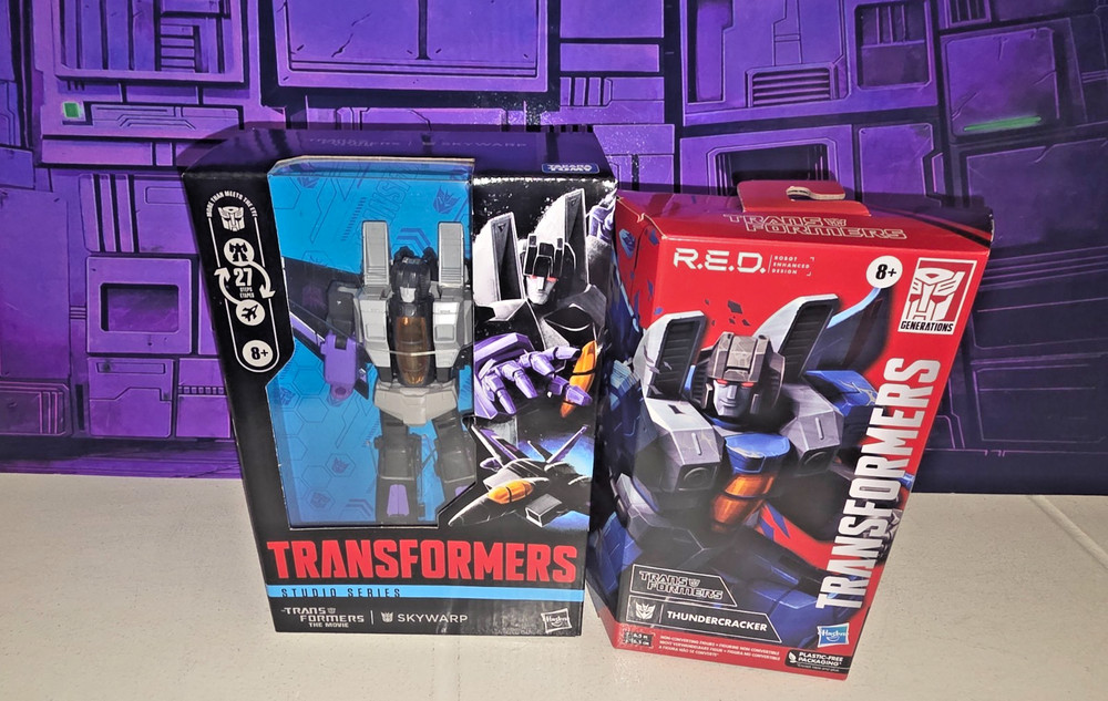2 NEW Transformers Studio Series SS86 Skywarp RED Thundercracker LOT SHIP BLOBAL