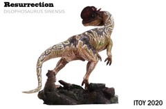ITOY Dilophosaurus Figure with Base Animal Dinosaur Model Collections Gift Toys