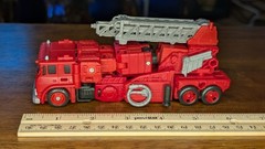 Transformers War For Cybertron WFC Kingdom Voyager Class Inferno Missing Gun