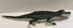 Alligator Crocodile Rubber Toy Figure 1976 Hong Kong
