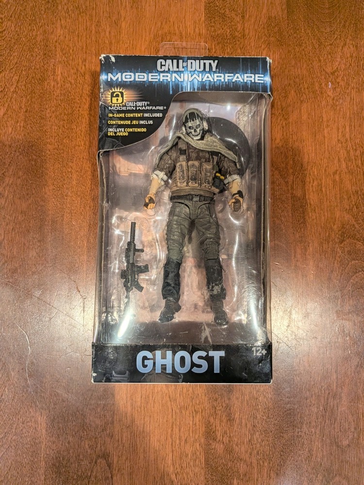 McFarlane Toys Call of Duty MODERN WARFARE GHOST 6.5 Action Figure Opened Box