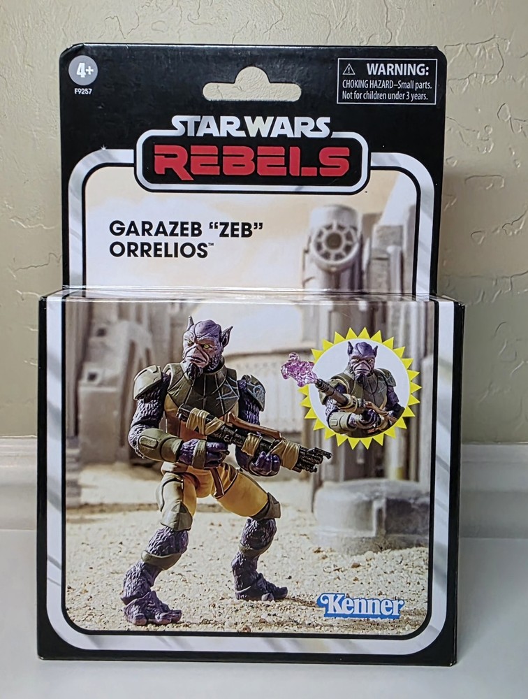 Star Wars Vintage Collection Deluxe Zeb Orrelios 3.75″ Figure New