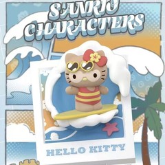 Miniso Sanrio Summer Surf Series Magnetic Fridge Magnet Confirmed Blind Box