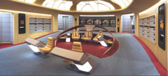 STAR TREK Next Gen BRIDGE Ikea BESTA Diorama Backdrop Print for 1/6 Figures EXO6